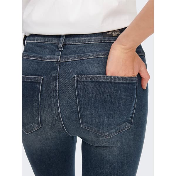 Only Jeans Med Hög Midja Mila Skinny Fit Bj407 Blå 27 / 34 Kvinna