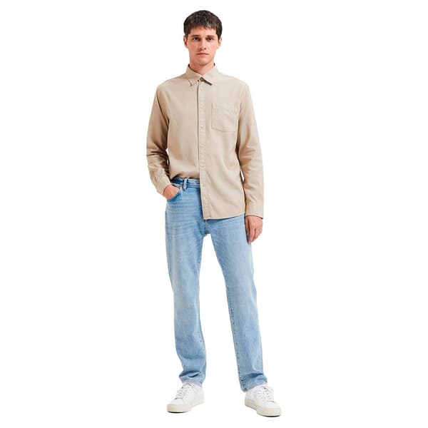 Selected Jeans Scott Straight Fit Blå 33 / 32 Man
