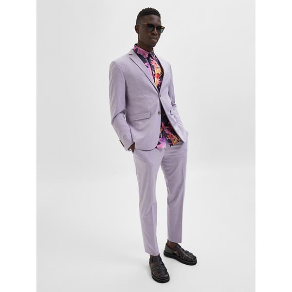 Selected Mekko Housut Slim-mylologan Violetti 56 Mies