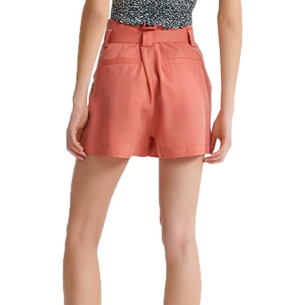 Superdry Shorts Byxor Desert Paperbag Rosa L Kvinna