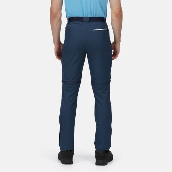 Regatta Byxor Mountain Zip Off Blå 33 / Short Man
