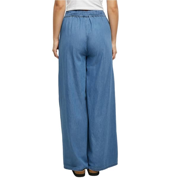 Urban Classics Housut Light Denim Sininen 4XL / Wide Nainen