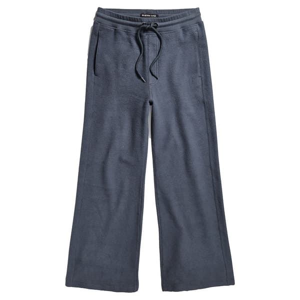 G-star Sweat Bukser Shearling Wide Leg Fit Blå S Kvinde