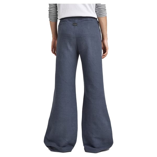 G-star Sweat Bukser Shearling Wide Leg Fit Blå S Kvinde