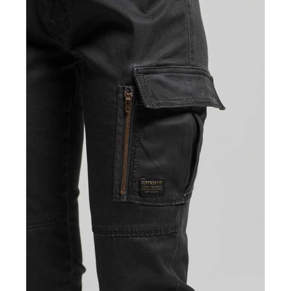 Superdry Cargo Housut Skinny Fit Musta 34 / 28 Nainen