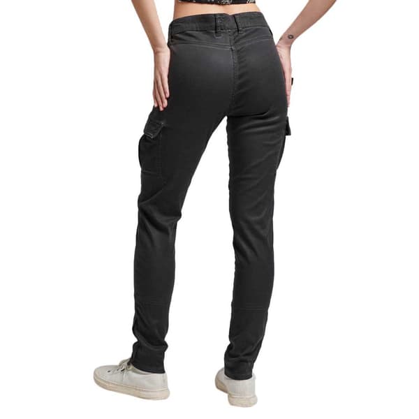 Superdry Cargo Housut Skinny Fit Musta 34 / 28 Nainen