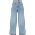 Miniatyrbild 3 av 9: Lee Jeans Pleated Straight Fit Blå 28 / 33 Kvinna