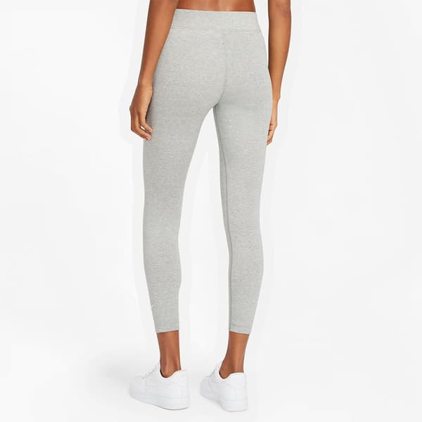 Nike Mid Rise Leggings Sportswear Essential Grå L Kvinna