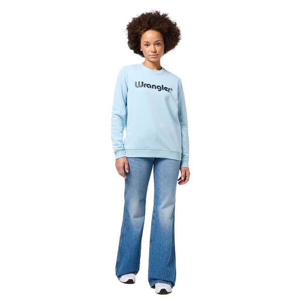 Wrangler Jeans 112352446 Wanderer Flare Blå 28 / 30 Kvinna