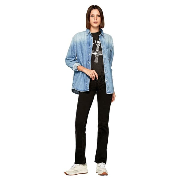 Pepe Jeans Byxor Venus Svart 26 / 34 Kvinna
