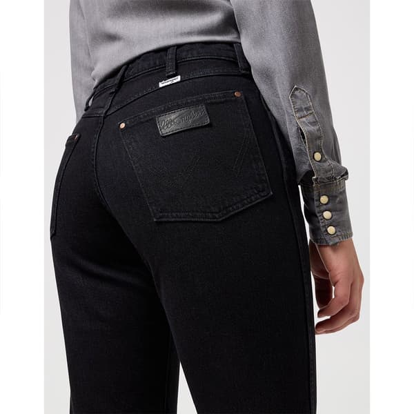 Wrangler Jeans 112350727 Sunset Regular Fit Sort 28 / 30 Kvinde