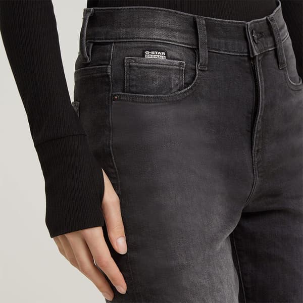 G-star Jeans Strace Straight Fit Grå 30 / 36 Kvinna