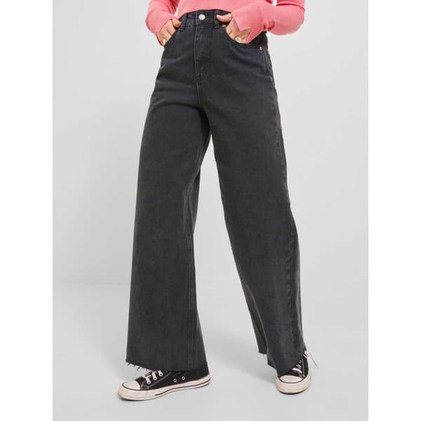 Jack & Jones Vanliga Midjejeans Tokyo Wide Leg Fit R6054 Jjxx Grå 30 / 34 Kvinna