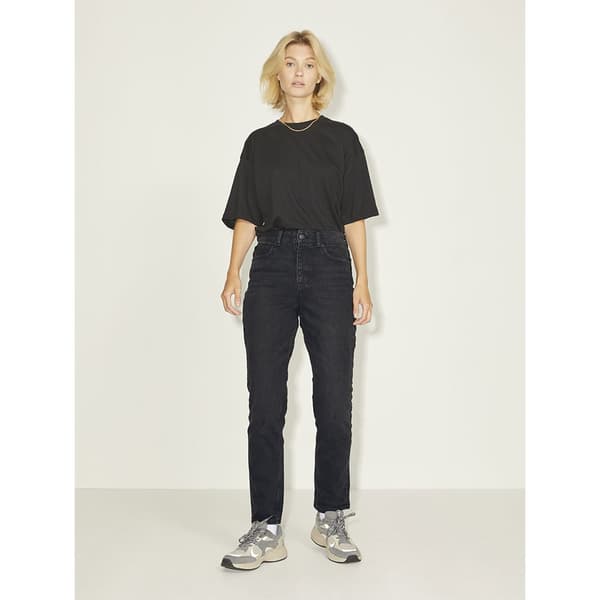 Jack & Jones Korkeavyötäröiset Farkut Berlin Slim Musta 32 / 30 Nainen
