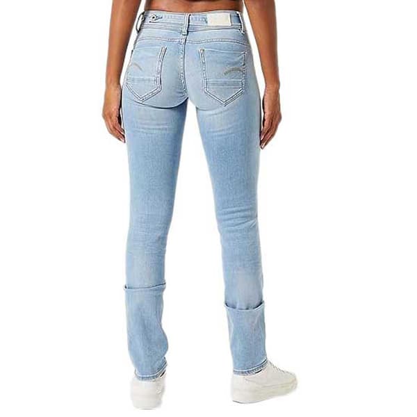G-star Jeans Midge Saddle Mid Straight Fit Blå 31 / 32 Kvinde