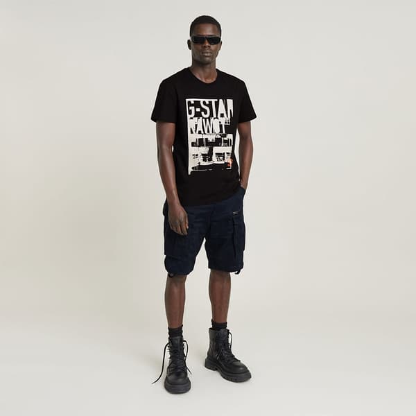 G-star Cargo Shorts Rovic Zip Relaxed 1/2 Blå 31 Mand