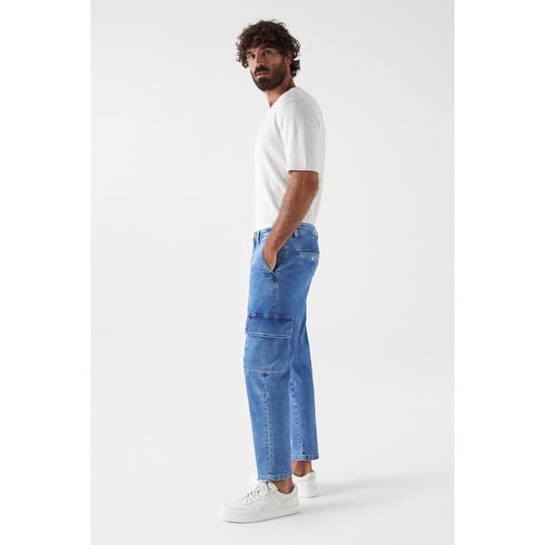 Salsa Jeans Cargobyxor Light Blå 29 Man