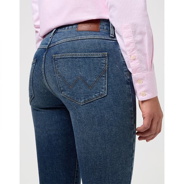 Wrangler 112351323 High Skinny Fit Jeans Blå 26 / 30 Kvinde