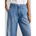 Miniatyrbild 5 av 8: Pepe Jeans Wide Leg Pleat Fit Höga Jeans Blå 28 / 34 Kvinna