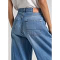 Miniatyrbild 7 av 8: Pepe Jeans Wide Leg Pleat Fit Höga Jeans Blå 28 / 34 Kvinna