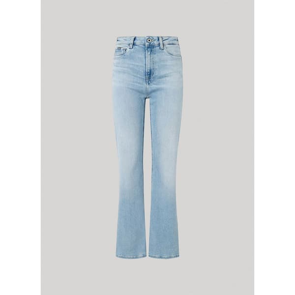 Pepe Jeans Slim Flare Fit Høje Jeans Blå 26 / 32 Kvinde