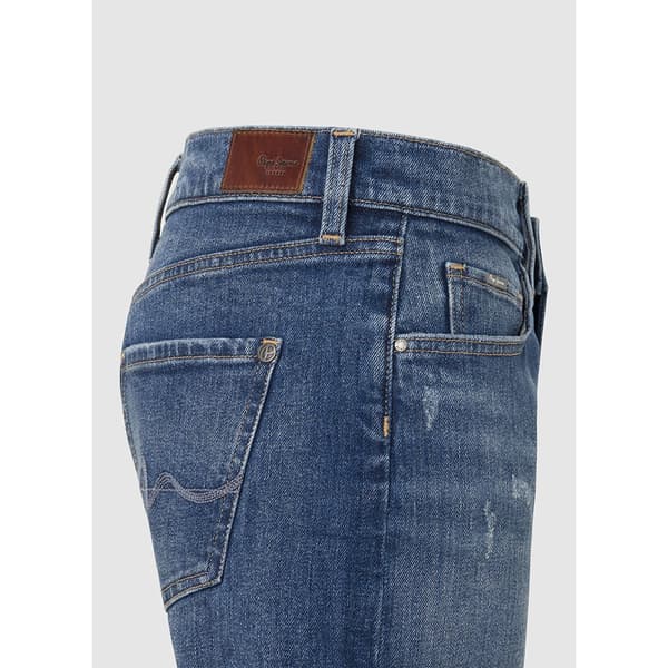 Pepe Jeans Straight Fit Denimshorts Blå 25 Kvinna