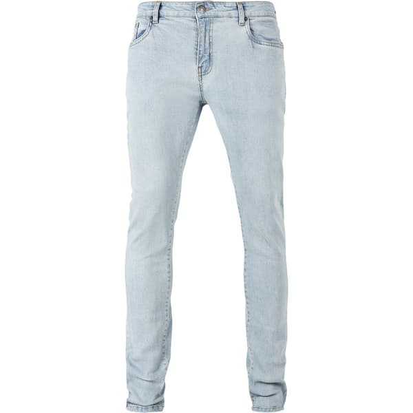 Urban Classics Denim Slim Fit Zip Jeans Blå 32 / 34 Mand