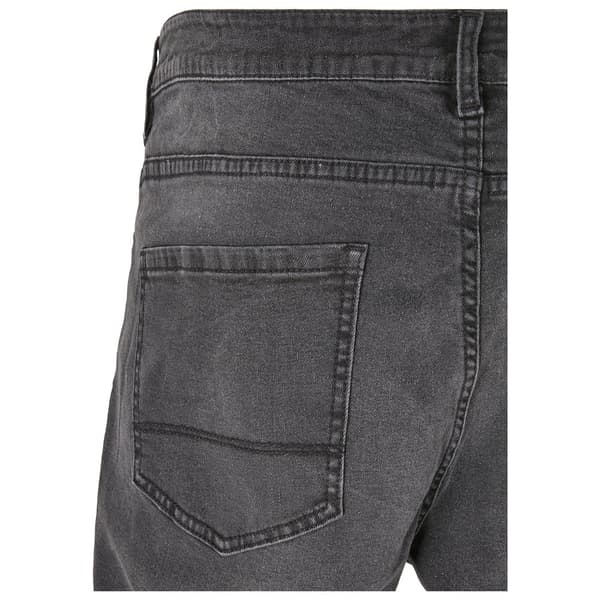 Urban Classics Denim Slim Fit Zip Farkut Musta 32 / 34 Mies