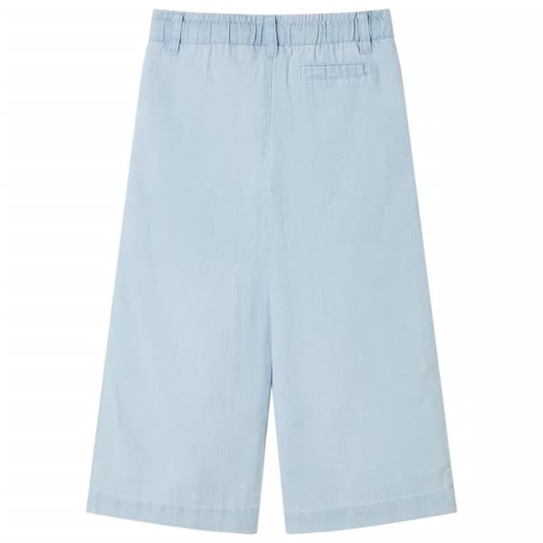 vidaXL Barnebukser myk denimblå 92