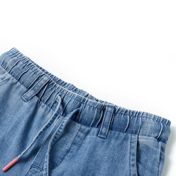 vidaXL Barnebukser denimblå 116