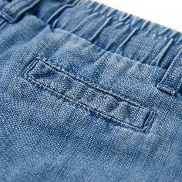vidaXL Barnebukser denimblå 116