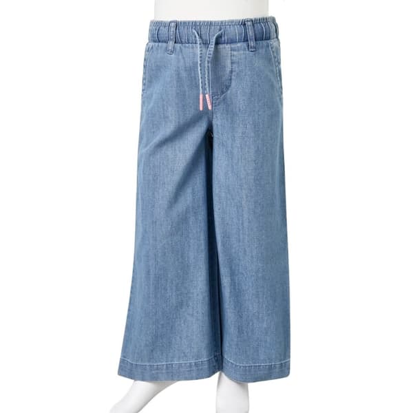 vidaXL Barnebukser denimblå 116