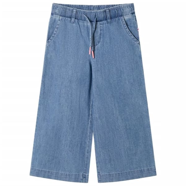 vidaXL Lasten housut denim sininen 128