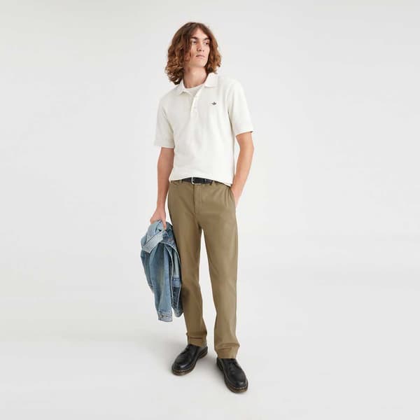 Dockers Cali Khaki 360 Straight Fit Chinobyxor Beige 34 / 36 Man