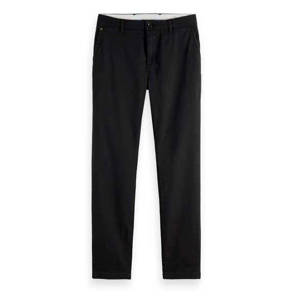 Scotch & Soda Essentials Mott Super Slim Fit Chinobukser Sort 36 / 32 Mand