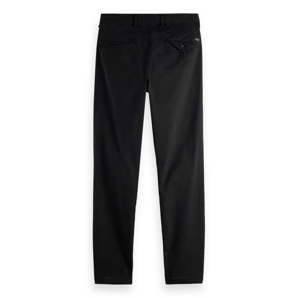 Scotch & Soda Essentials Mott Super Slim Fit Chinobukser Sort 36 / 32 Mand