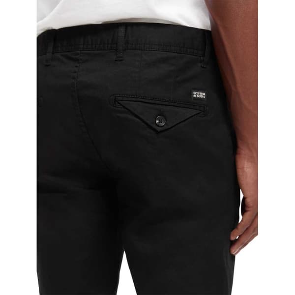 Scotch & Soda Essentials Mott Super Slim Fit Chinobukser Sort 36 / 32 Mand
