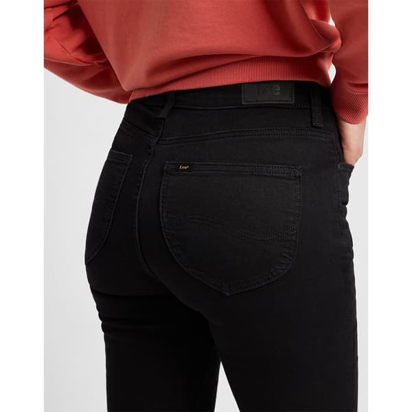Lee Scarlett High Waist Jeans Svart 25 / 31 Kvinna