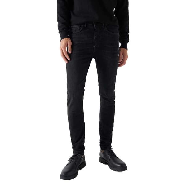 Salsa Jeans 21006781 Skinny Fit Jeans Sort 30 / 30 Mand