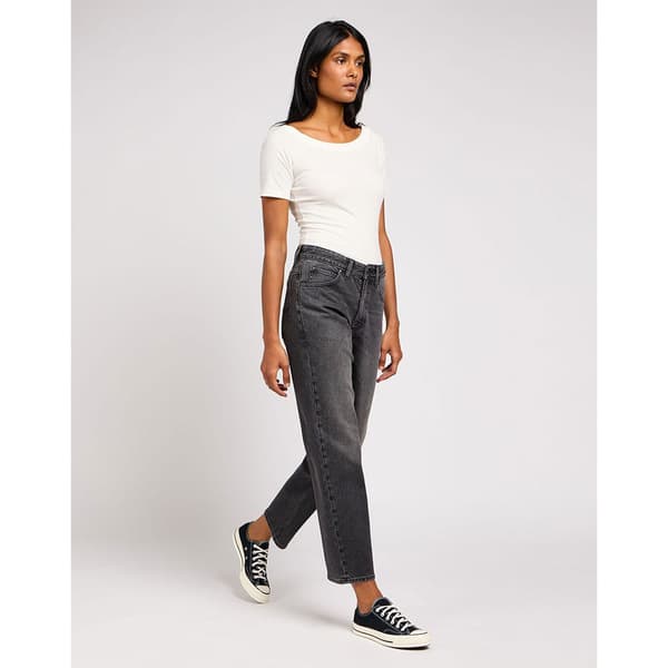 Lee Rider Classic Relaxed Fit Jeans Svart 32 / 31 Kvinna