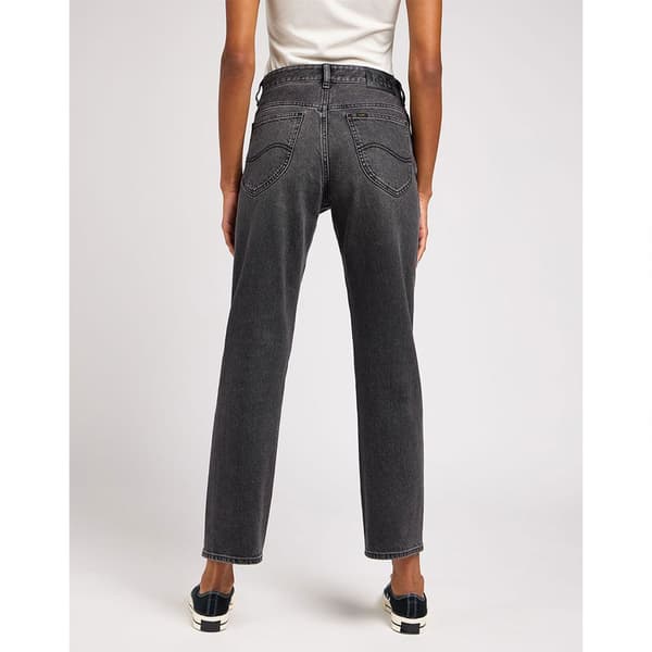 Lee Rider Classic Relaxed Fit Jeans Svart 32 / 31 Kvinna