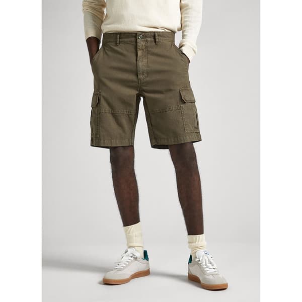 Pepe Jeans Regular Cargoshorts Grönt 32 Man