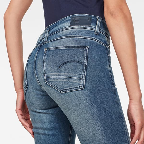 G-star Lynn Mid Waist Skinny Jeans Blå 24 / 30 Kvinde