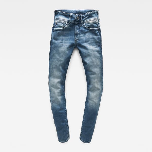 G-star Lynn Mid Waist Skinny Jeans Blå 24 / 30 Kvinde
