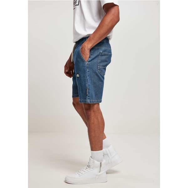 Southpole Regular Waist Denimshorts Blå S Mand