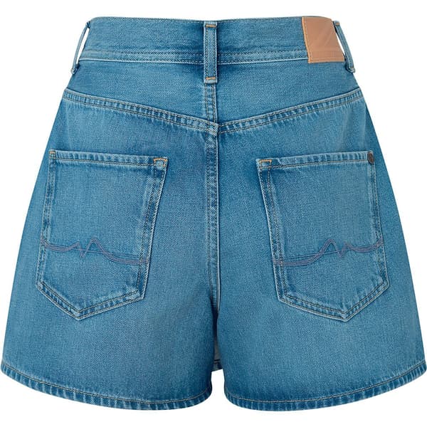 Pepe Jeans Tammy 1/4 Denimshorts Blå 28 Kvinna