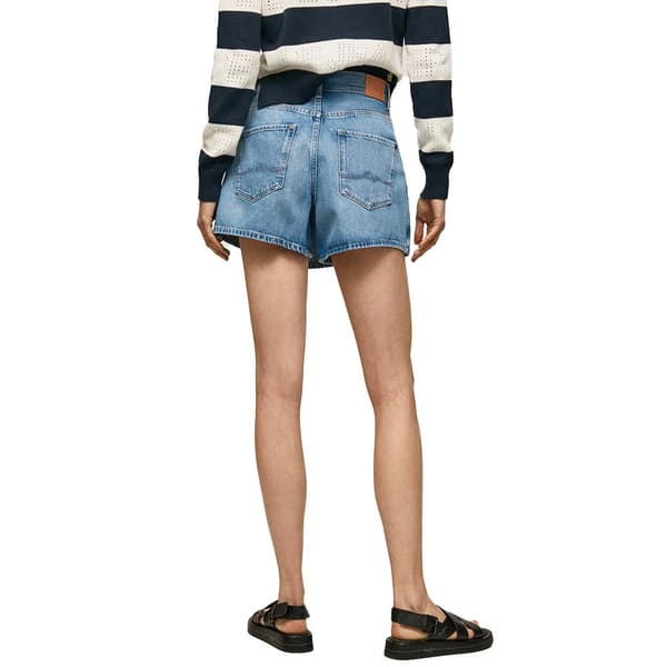 Pepe Jeans Tammy 1/4 Denimshorts Blå 28 Kvinna