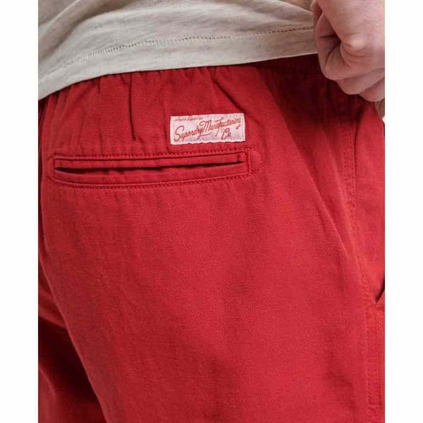 Superdry Vintage Overdyed Shortsit Punainen 2XL Mies