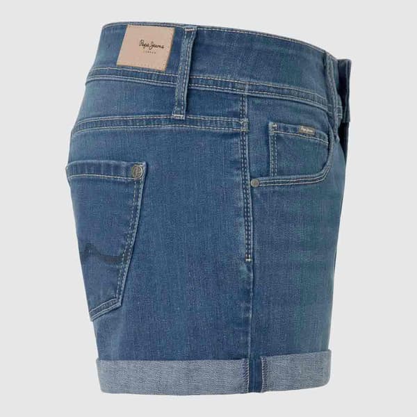 Pepe Jeans Relaxed Mw Fit Denimshortsit Sininen 26 Nainen