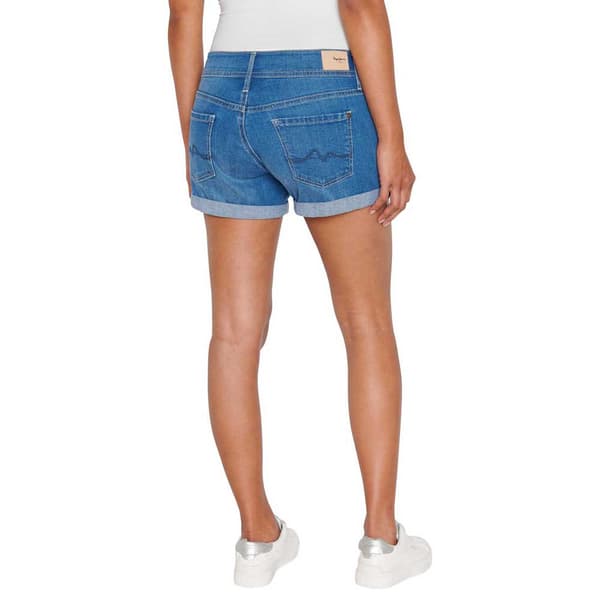Pepe Jeans Relaxed Mw Fit Denimshortsit Sininen 26 Nainen